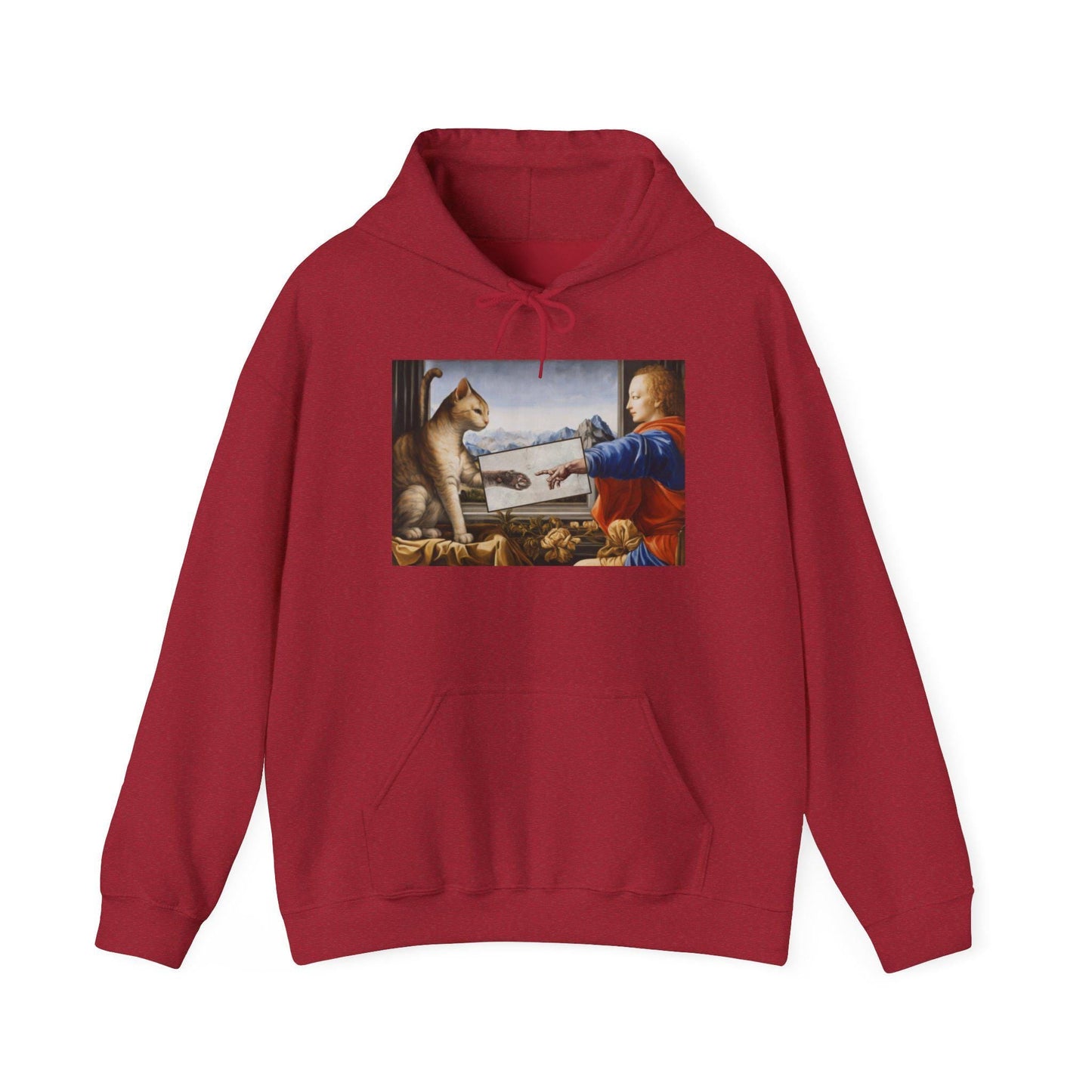 Cat Creation Meme Classic Art Hoodie