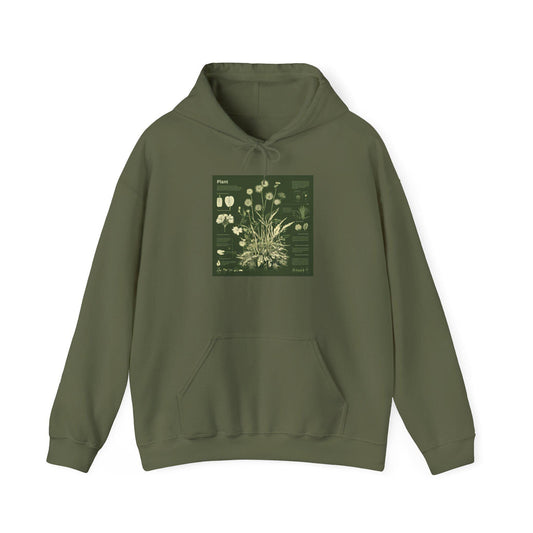 Vintage Botanical Plant Chart Hoodie