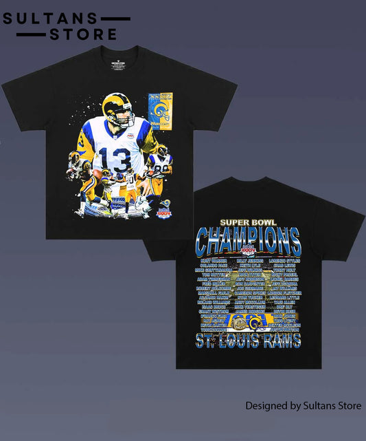 SUPER BOWL XXXIV CHAMPS RAMS 1.0 TEE