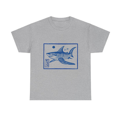 Woodblock Shark Graphic Tee