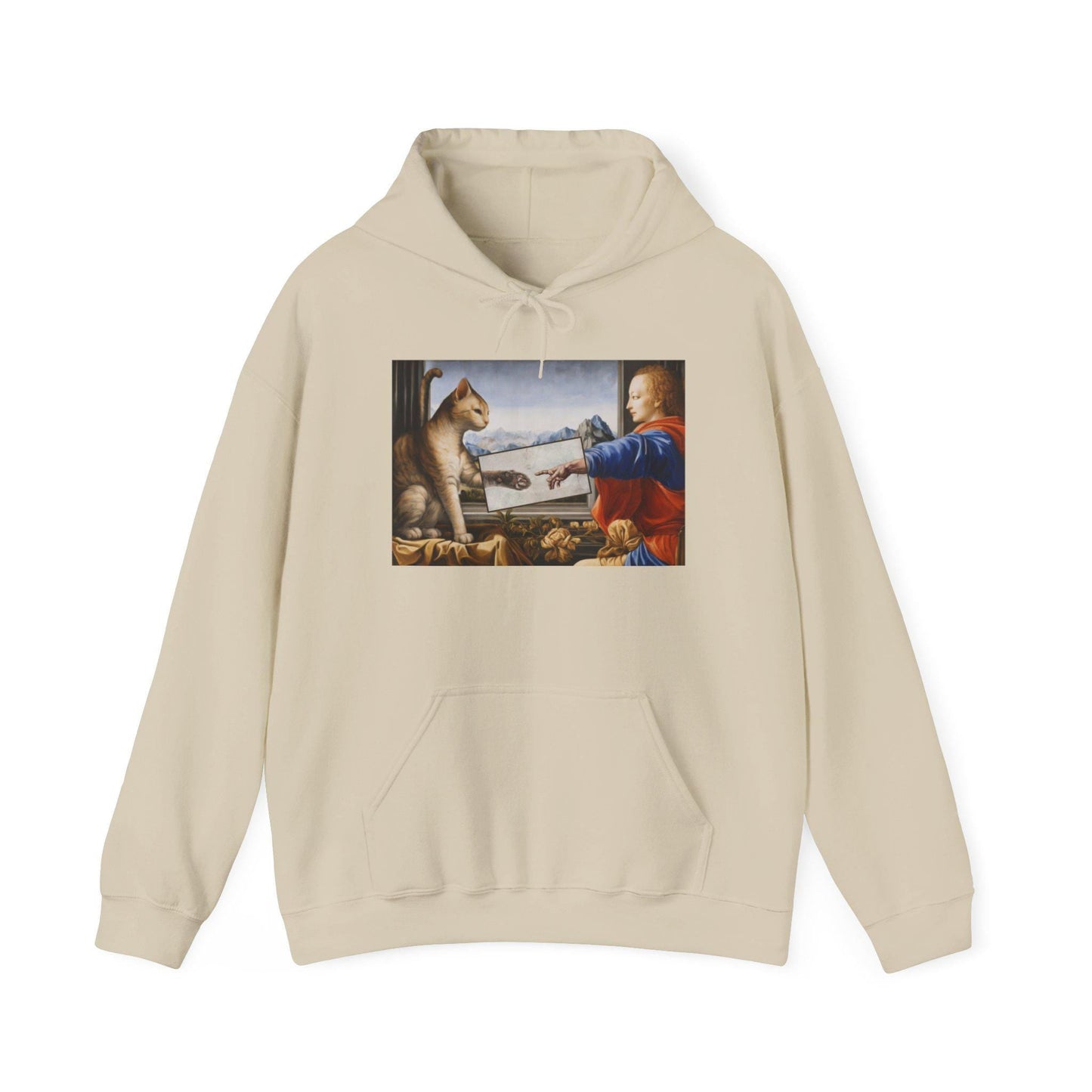 Cat Creation Meme Classic Art Hoodie