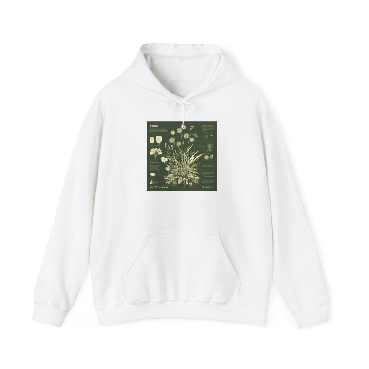 Vintage Botanical Plant Chart Hoodie