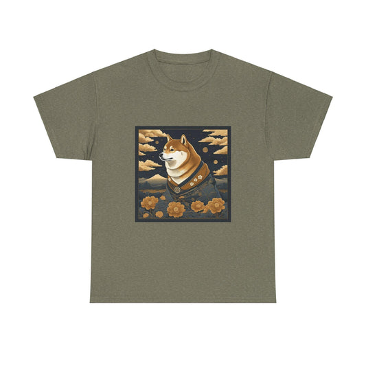 Shiba Inu Samurai Graphic Tee