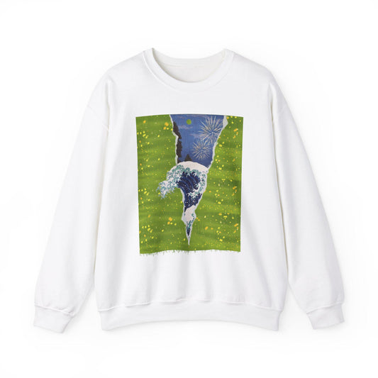 Fireworks Ocean Flow Graphic Sweater