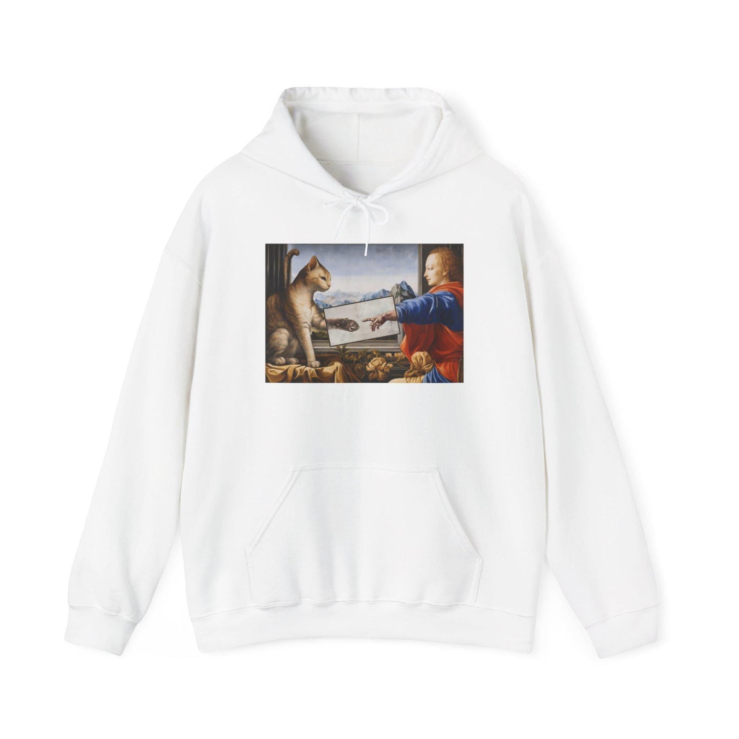 Cat Creation Meme Classic Art Hoodie