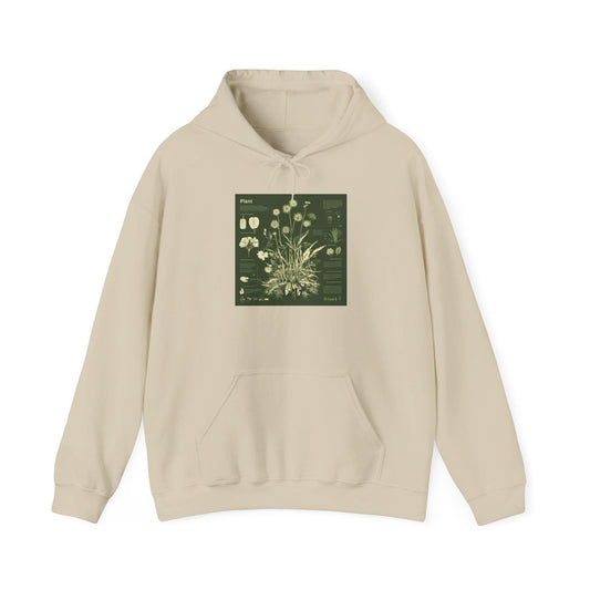 Vintage Botanical Plant Chart Hoodie