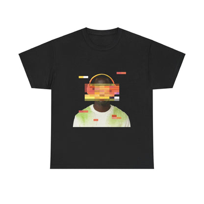 Glitch Art Headphones Graphic Tee